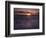 California, San Diego, Sunset Cliffs, Waves on the Ocean at Sunset-Christopher Talbot Frank-Framed Photographic Print