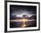 California, San Diego, Sunset over a Beach and Waves on the Ocean-Christopher Talbot Frank-Framed Photographic Print