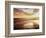 California, San Diego, Sunset over Tide Pools on the Pacific Ocean-Christopher Talbot Frank-Framed Photographic Print