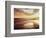 California, San Diego, Sunset over Tide Pools on the Pacific Ocean-Christopher Talbot Frank-Framed Photographic Print