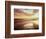 California, San Diego, Sunset over Tide Pools on the Pacific Ocean-Christopher Talbot Frank-Framed Photographic Print