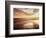 California, San Diego, Sunset over Tide Pools on the Pacific Ocean-Christopher Talbot Frank-Framed Photographic Print