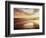 California, San Diego, Sunset over Tide Pools on the Pacific Ocean-Christopher Talbot Frank-Framed Photographic Print