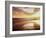 California, San Diego, Sunset over Tide Pools on the Pacific Ocean-Christopher Talbot Frank-Framed Photographic Print