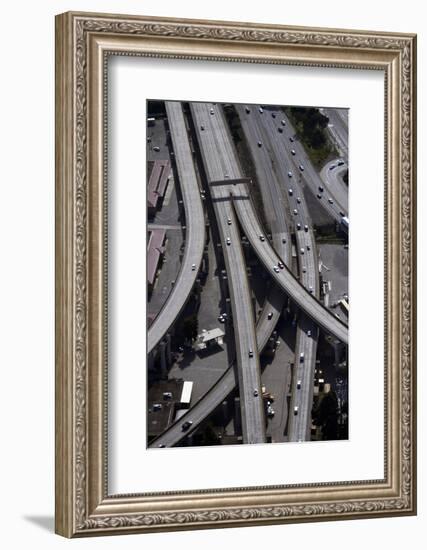 California, San Francisco, Aerial of the Alemany Maze Interchange-David Wall-Framed Photographic Print