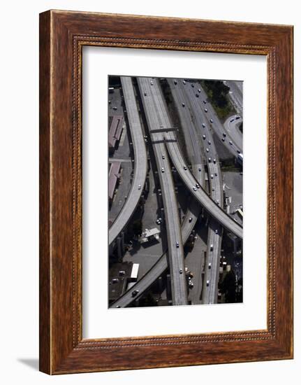 California, San Francisco, Aerial of the Alemany Maze Interchange-David Wall-Framed Photographic Print