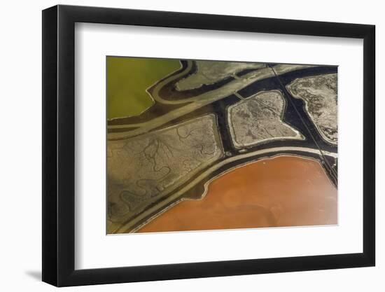 California, San Francisco, Cargill Salt Flats in San Francisco Bay-Alison Jones-Framed Photographic Print