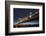 California, San Francisco. Composite of Star Trails Above Bay Bridge-Jaynes Gallery-Framed Photographic Print