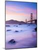 California, San Francisco, Golden Gate Bridge from Marshall Beach, USA-Alan Copson-Mounted Photographic Print