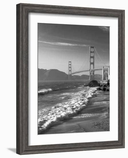 California, San Francisco, Golden Gate Bridge from Marshall Beach, USA-Alan Copson-Framed Photographic Print