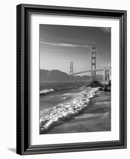 California, San Francisco, Golden Gate Bridge from Marshall Beach, USA-Alan Copson-Framed Photographic Print