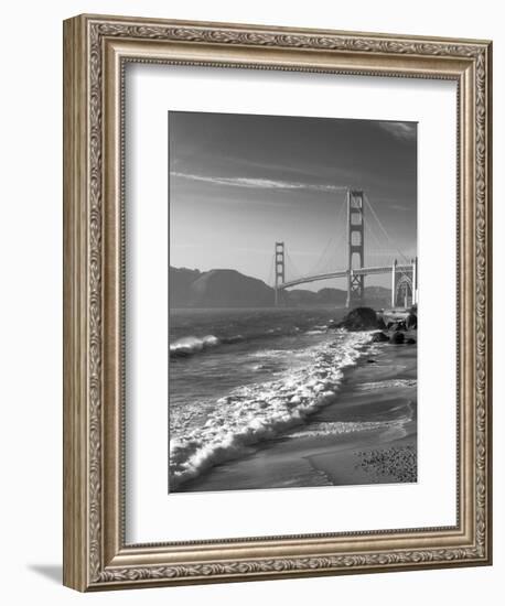 California, San Francisco, Golden Gate Bridge from Marshall Beach, USA-Alan Copson-Framed Photographic Print