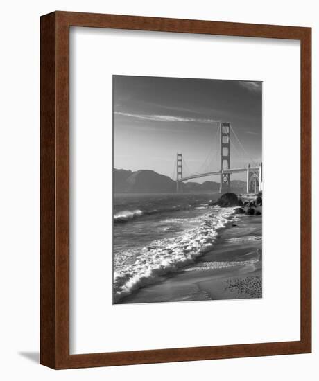 California, San Francisco, Golden Gate Bridge from Marshall Beach, USA-Alan Copson-Framed Photographic Print