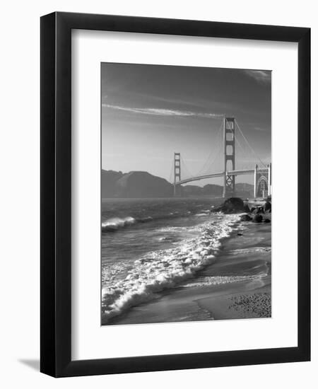 California, San Francisco, Golden Gate Bridge from Marshall Beach, USA-Alan Copson-Framed Photographic Print