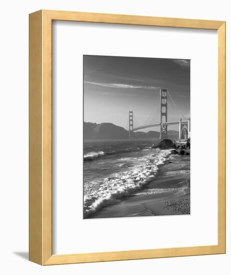 California, San Francisco, Golden Gate Bridge from Marshall Beach, USA-Alan Copson-Framed Photographic Print