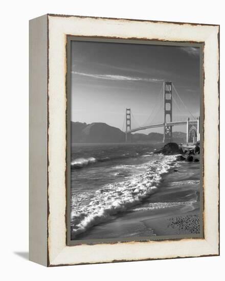 California, San Francisco, Golden Gate Bridge from Marshall Beach, USA-Alan Copson-Framed Premier Image Canvas