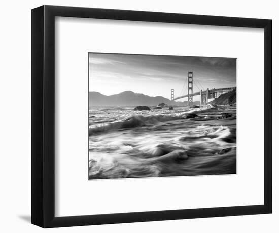 California, San Francisco, Golden Gate Bridge from Marshall Beach, USA-Alan Copson-Framed Photographic Print