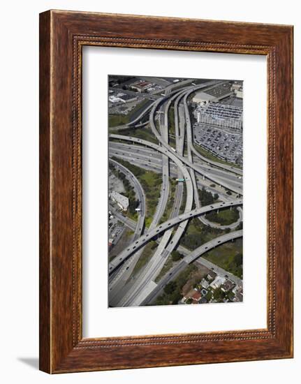 California, San Francisco, Interchange of 1-380 and US 101-David Wall-Framed Photographic Print