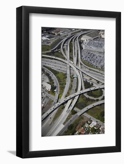 California, San Francisco, Interchange of 1-380 and US 101-David Wall-Framed Photographic Print