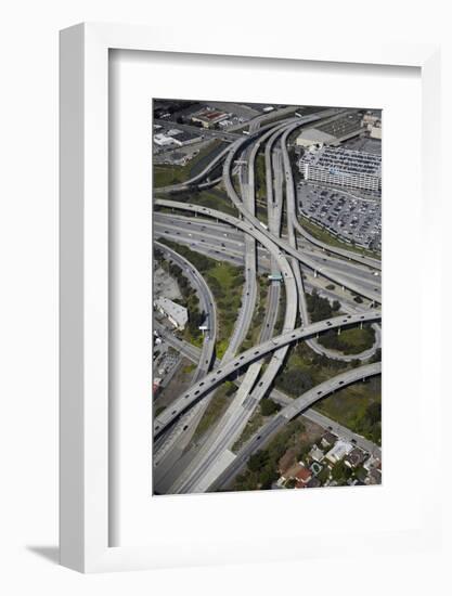 California, San Francisco, Interchange of 1-380 and US 101-David Wall-Framed Photographic Print