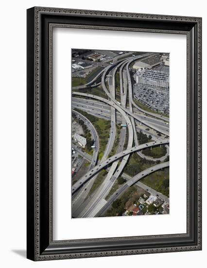 California, San Francisco, Interchange of 1-380 and US 101-David Wall-Framed Photographic Print