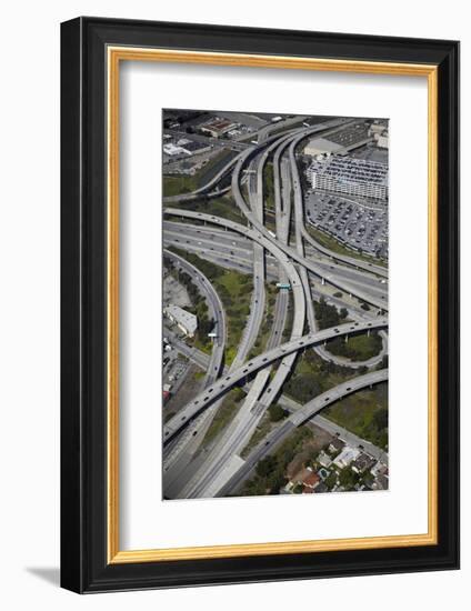 California, San Francisco, Interchange of 1-380 and US 101-David Wall-Framed Photographic Print