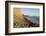 California, Santa Barbara, Montecito, Butterfly Beach, Sandy Cliff-Alison Jones-Framed Photographic Print