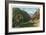 California - Scenic View in the American River Canyon, c.1937-Lantern Press-Framed Art Print