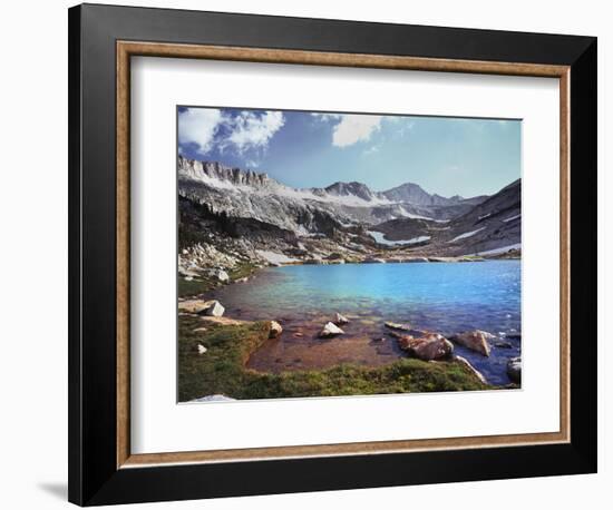 California, Sierra Nevada, Conness Glacier Above Conness Lake-Christopher Talbot Frank-Framed Photographic Print