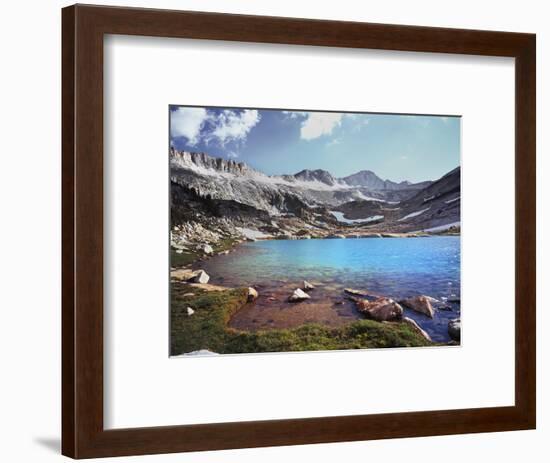 California, Sierra Nevada, Conness Glacier Above Conness Lake-Christopher Talbot Frank-Framed Photographic Print