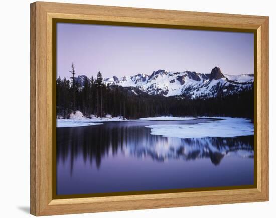 California, Sierra Nevada, Inyo, Mammoth Lakes, Lake Mamie Landscape-Christopher Talbot Frank-Framed Premier Image Canvas
