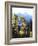 California, Sierra Nevada, Inyo Nf, Autumn Aspens Below Mountain Peak-Christopher Talbot Frank-Framed Photographic Print