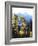 California, Sierra Nevada, Inyo Nf, Autumn Aspens Below Mountain Peak-Christopher Talbot Frank-Framed Photographic Print