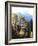 California, Sierra Nevada, Inyo Nf, Autumn Aspens Below Mountain Peak-Christopher Talbot Frank-Framed Photographic Print