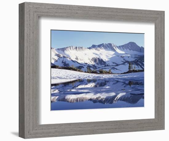 California, Sierra Nevada, Inyo Nf, Mountain Reflections in a Tarn-Christopher Talbot Frank-Framed Photographic Print