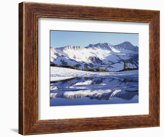 California, Sierra Nevada, Inyo Nf, Mountain Reflections in a Tarn-Christopher Talbot Frank-Framed Photographic Print