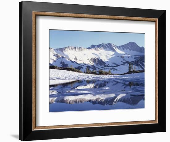 California, Sierra Nevada, Inyo Nf, Mountain Reflections in a Tarn-Christopher Talbot Frank-Framed Photographic Print