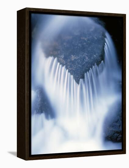 California, Sierra Nevada, Inyo Nf, Water Flowing over a Rock-Christopher Talbot Frank-Framed Premier Image Canvas