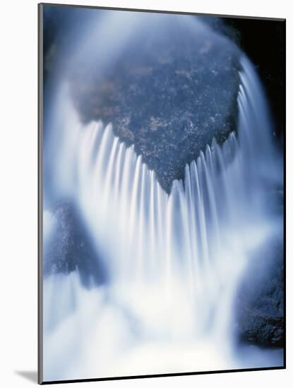 California, Sierra Nevada, Inyo Nf, Water Flowing over a Rock-Christopher Talbot Frank-Mounted Photographic Print