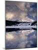 California, Sierra Nevada, Mammoth Peak Reflecting in a Frozen Lake-Christopher Talbot Frank-Mounted Photographic Print