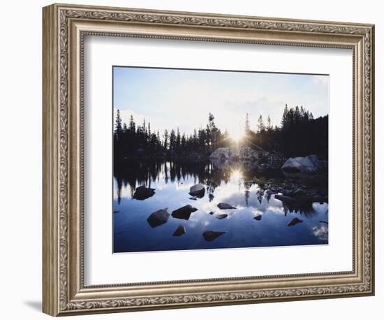 California, Sierra Nevada Mountains, Sunset over Skelton Lake, Inyo Nf-Christopher Talbot Frank-Framed Photographic Print