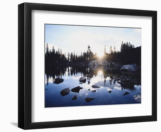 California, Sierra Nevada Mountains, Sunset over Skelton Lake, Inyo Nf-Christopher Talbot Frank-Framed Photographic Print