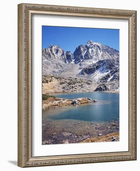 California, Sierra Nevada Mts, Mountains and a Glacial Lake in the Nf-Christopher Talbot Frank-Framed Photographic Print