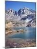 California, Sierra Nevada Mts, Mountains and a Glacial Lake in the Nf-Christopher Talbot Frank-Mounted Photographic Print