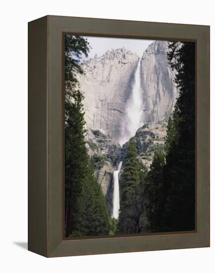 California, Sierra Nevada Mts, Yosemite National Park, Yosemite Falls-Christopher Talbot Frank-Framed Premier Image Canvas