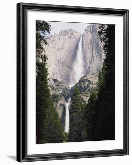 California, Sierra Nevada Mts, Yosemite National Park, Yosemite Falls-Christopher Talbot Frank-Framed Photographic Print