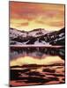 California, Sierra Nevada, Sunset, Mountains Reflecting on Ellery Lake-Christopher Talbot Frank-Mounted Photographic Print