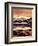 California, Sierra Nevada, Sunset, Mountains Reflecting on Ellery Lake-Christopher Talbot Frank-Framed Photographic Print