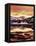California, Sierra Nevada, Sunset, Mountains Reflecting on Ellery Lake-Christopher Talbot Frank-Framed Premier Image Canvas