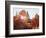 California, Sierra Nevada, Sunset Through Red Color Aspens in Inyo Nf-Christopher Talbot Frank-Framed Photographic Print